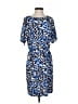 Leota Animal Print Blue Cocktail Dress Size S - photo 1