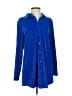 Soft Surroundings Solid Blue Long Sleeve Blouse Size XS - photo 1