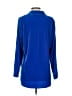 Soft Surroundings Solid Blue Long Sleeve Blouse Size XS - photo 2
