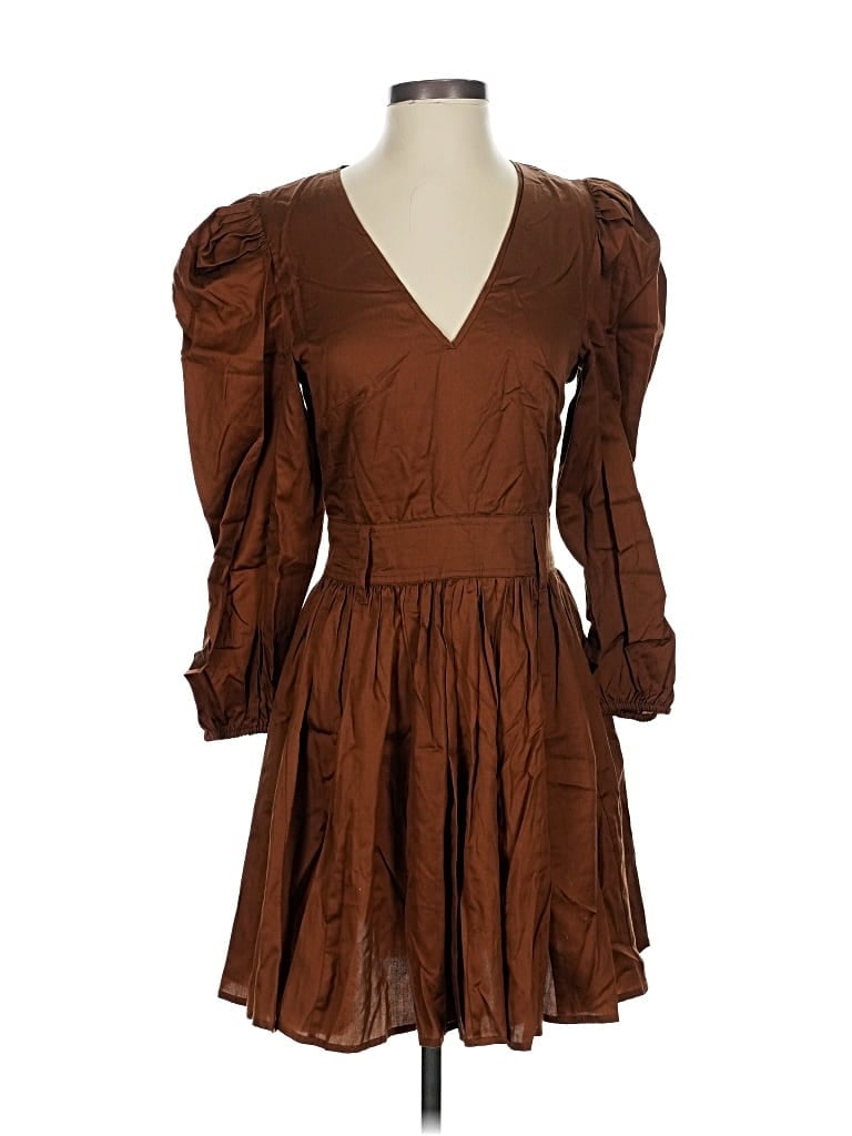 La Roque Cocktail Dress In Brown