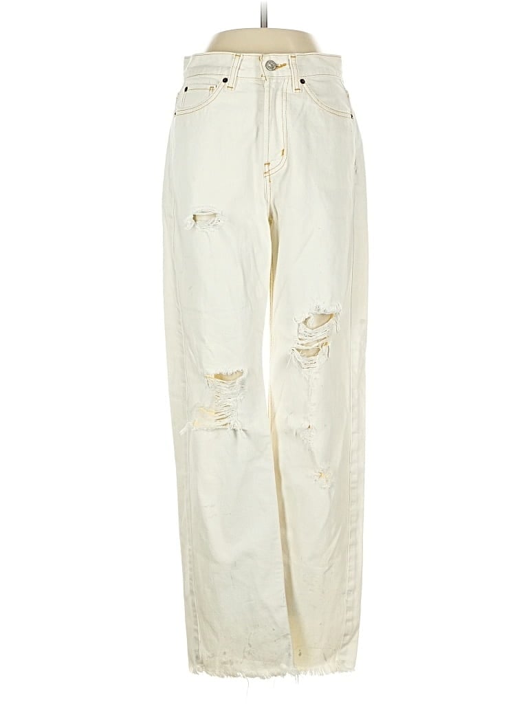 Pre-owned Bdg Jeans In White