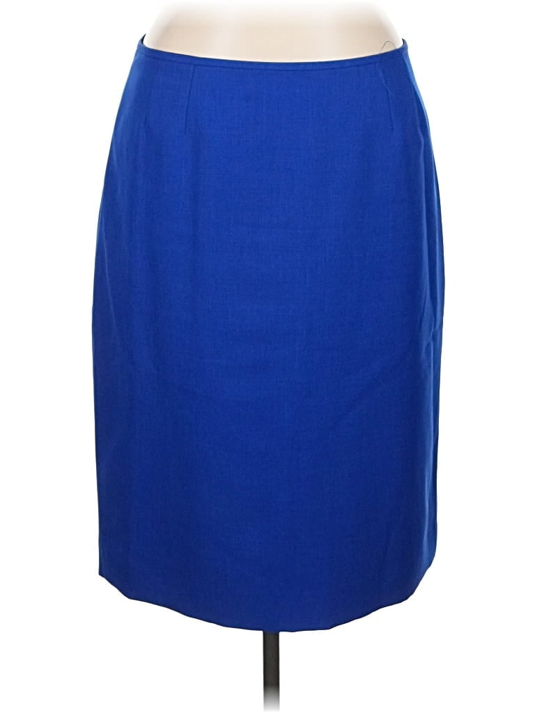 Pre-owned Evan Picone Formal Skirt In Blue