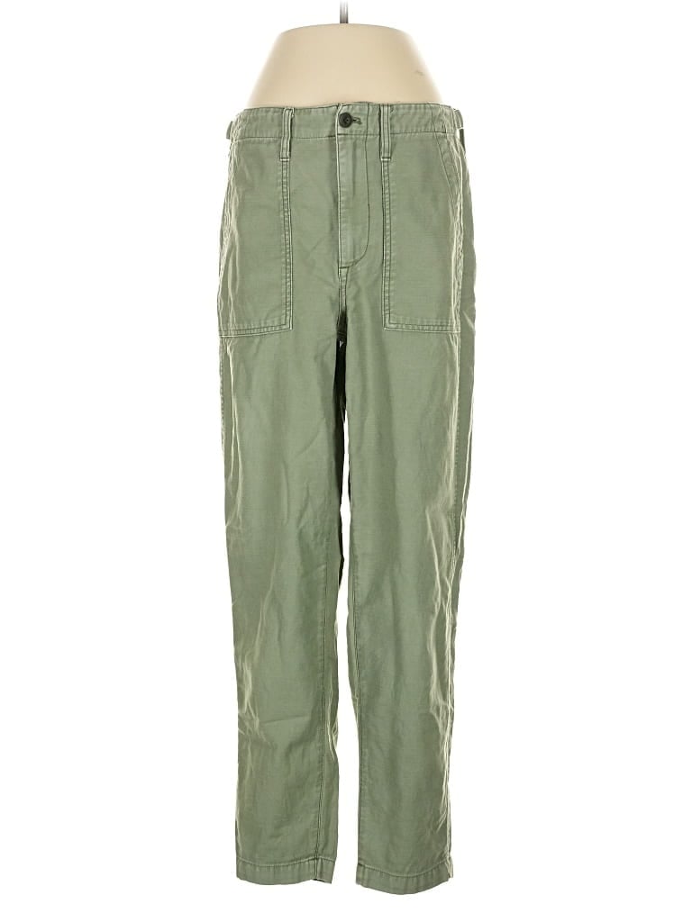Pre-owned Madewell Cargo Pants In Green