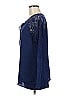 Neiman Marcus 100% Polyester Blue Long Sleeve Blouse Size M - photo 5