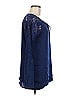 Neiman Marcus 100% Polyester Blue Long Sleeve Blouse Size M - photo 4