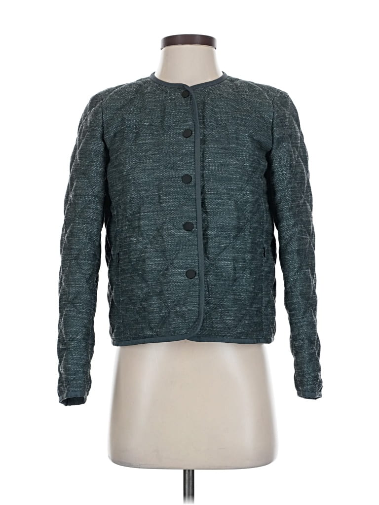 Pre-owned Lafayette 148 Jacket In Green