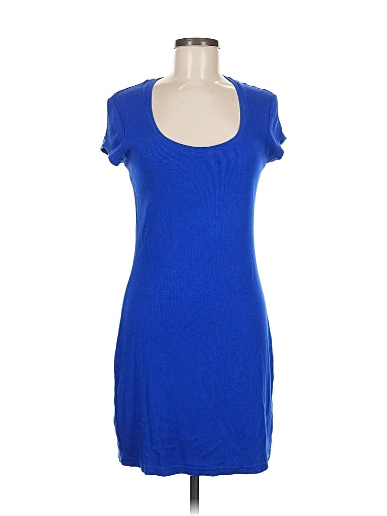 Pre-owned Express Casual Dress In Blue