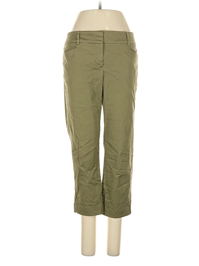 Pre-owned New York And Company Cargo Pants In Green