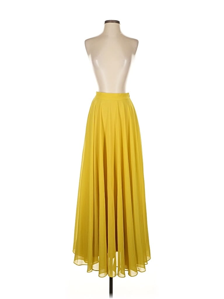 Pre-owned Lucy Paris Formal Skirt In Yellow