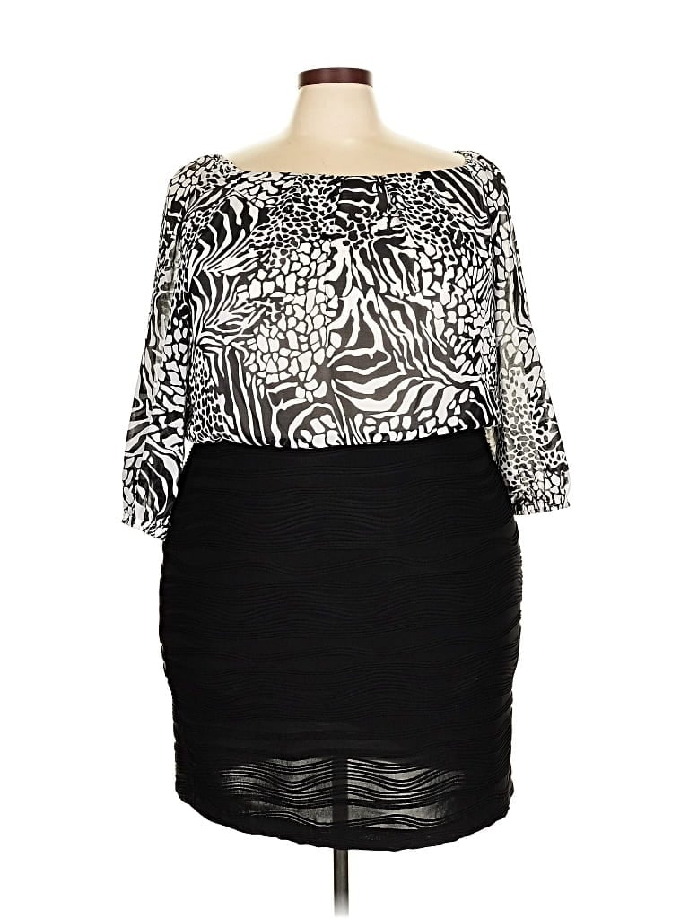 Pre-owned J. Taylor Cocktail Dress In Black