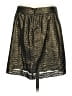 Gap 100% Polyester Metallic Gold Casual Skirt Size 4 - photo 2