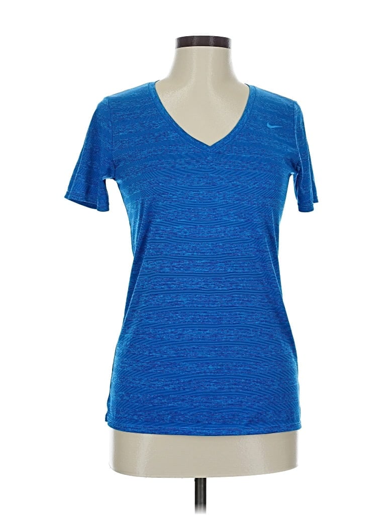 Pre-owned Nike Active T-shirt In Blue