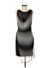 Ronen Chen 100% Polyester Graphic Gray Cocktail Dress Size 6 (1) - photo 1