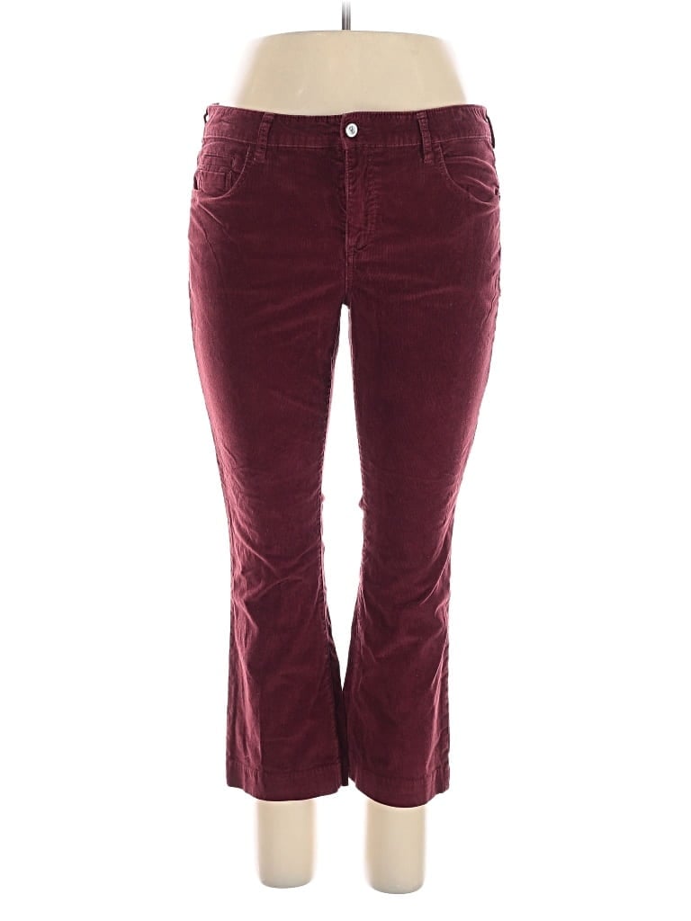 Pre-owned Pilcro And The Letterpress Casual Pants In Burgundy