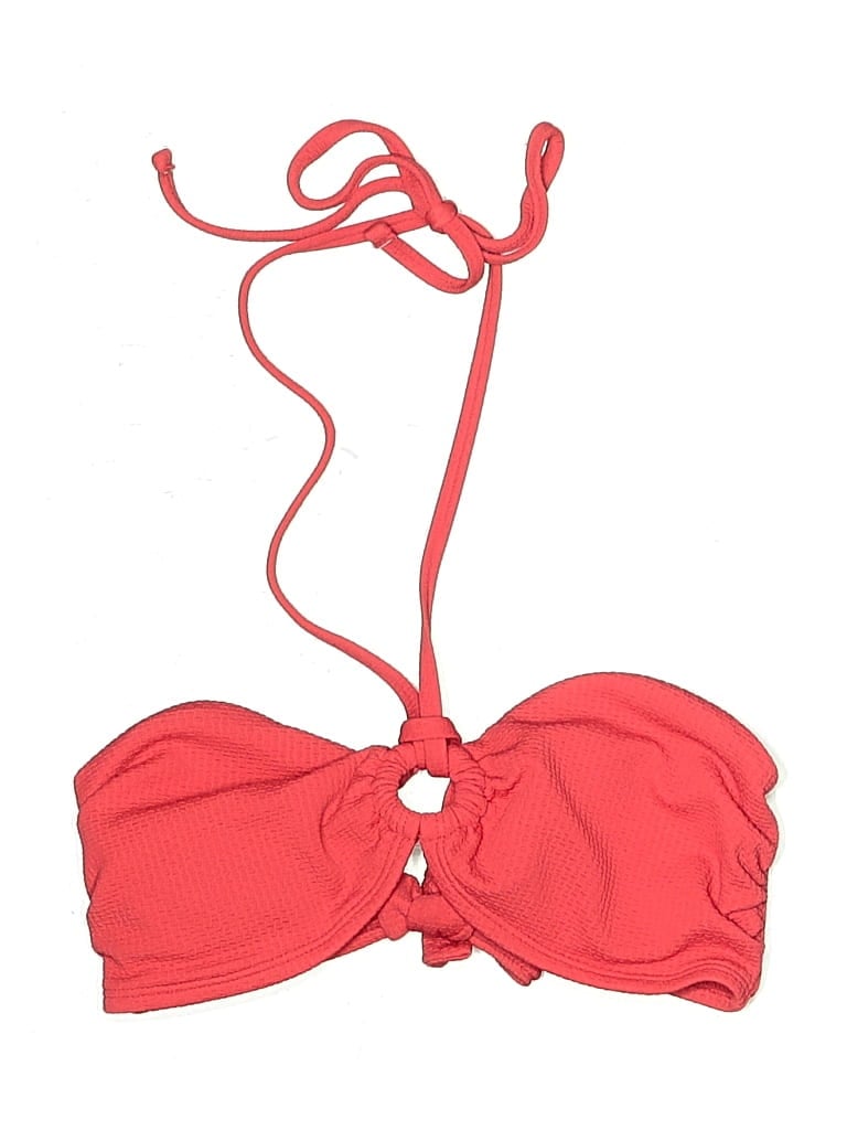 Pre-owned Adore Me Swimsuit Top Red Swimwear