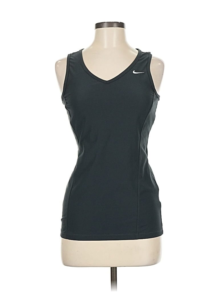 Pre-owned Nike Active Tank Top In Gray