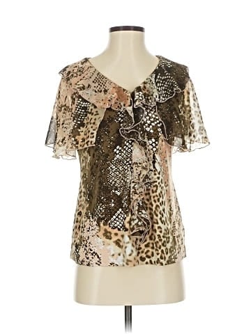 Simonton Says Short Sleeve Blouse (view 1)