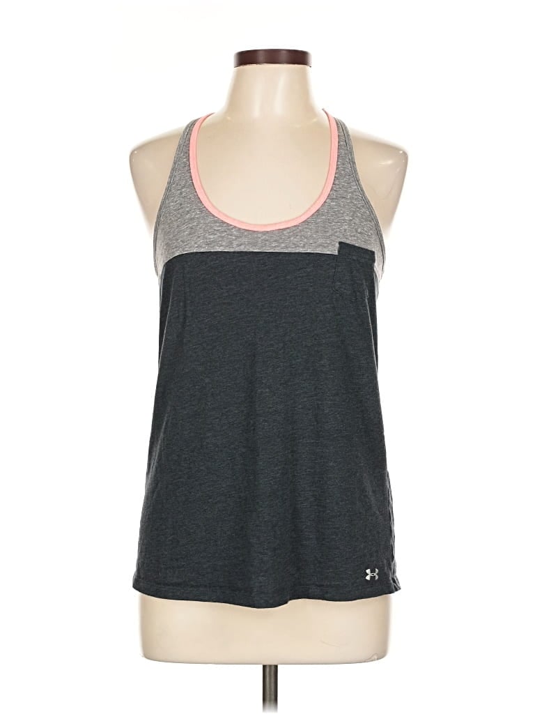 Pre-owned Under Armour Active Tank Top In Gray