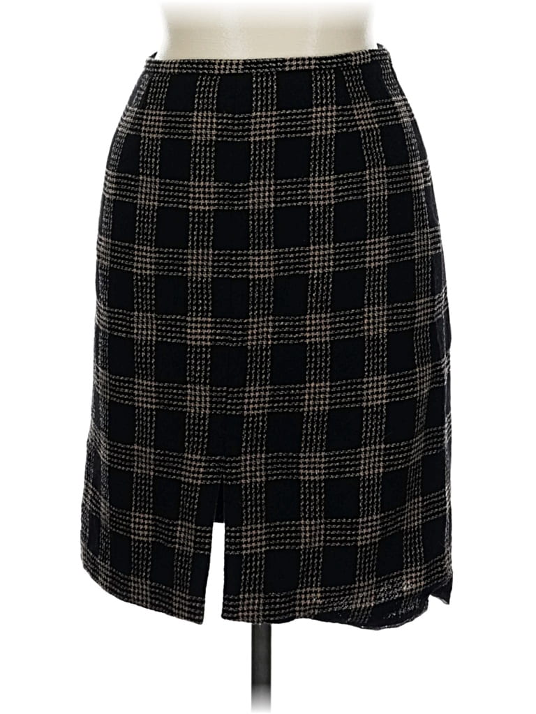 Pre-owned Ann Taylor Wool Skirt In Black
