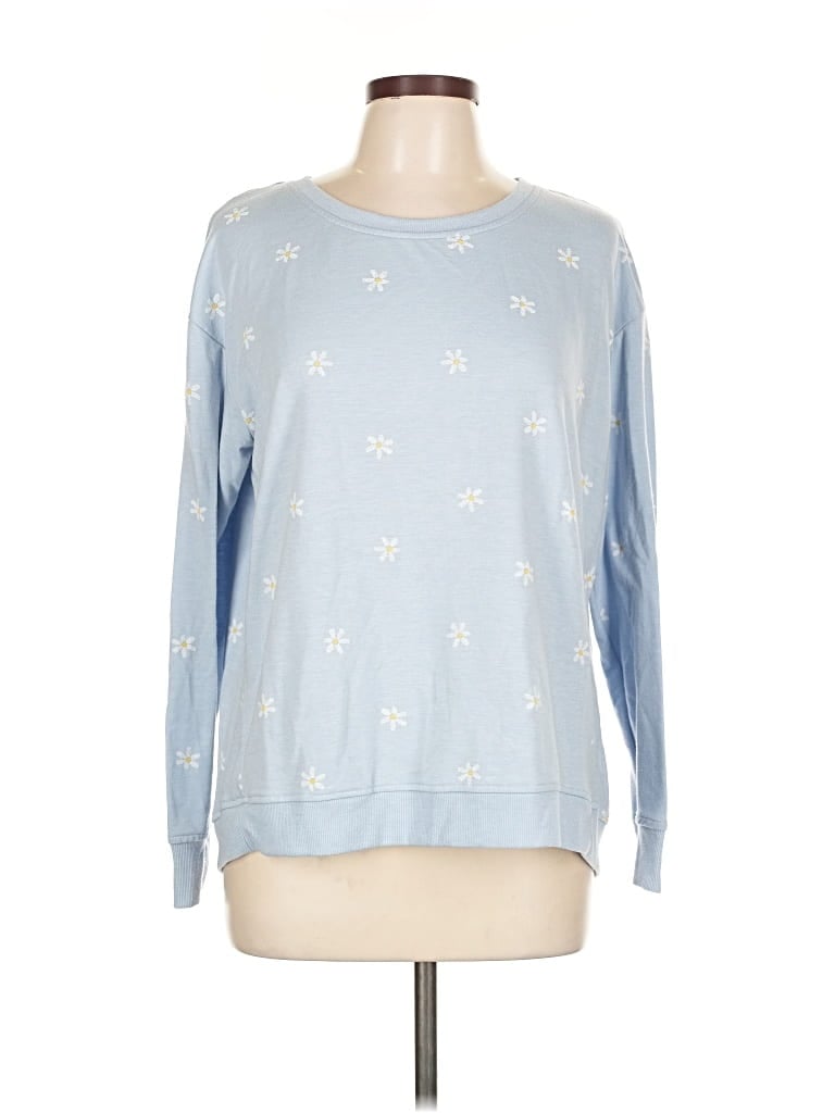 Pre-owned Jane And Delancey Sweatshirt In Blue
