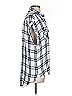 Rails Plaid Silver Short Sleeve Blouse Size XS - photo 4
