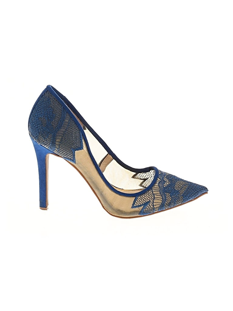 Pre-owned Jessica Simpson Heels In Blue
