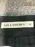 Lis Lareida Solid Black Wool Pants Size EU 38 / US 8 - photo 7