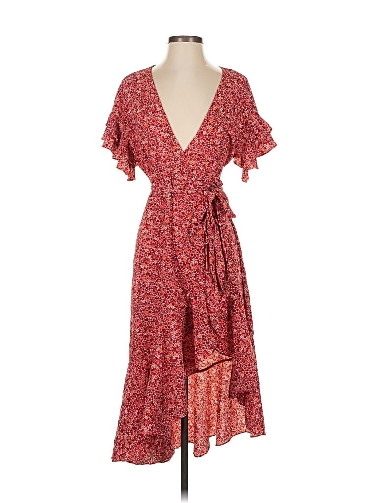 Pre-owned Max Studio Casual Dress In Red