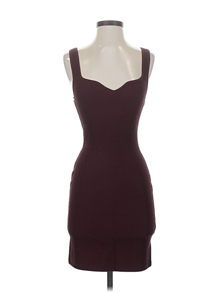 Pre-owned Babaton Cocktail Dress In Burgundy