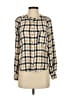 Pilcro Plaid Tan Long Sleeve Button-Down Shirt Size XS - photo 1
