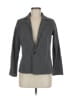Joan Vass 100% Cotton Houndstooth Gray Blazer Size 6 (1) - photo 1