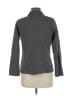 Joan Vass 100% Cotton Houndstooth Gray Blazer Size 6 (1) - photo 2