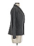 Joan Vass 100% Cotton Houndstooth Gray Blazer Size 6 (1) - photo 4