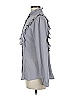 Octavia 100% Polyester Gray Long Sleeve Blouse Size M - photo 5