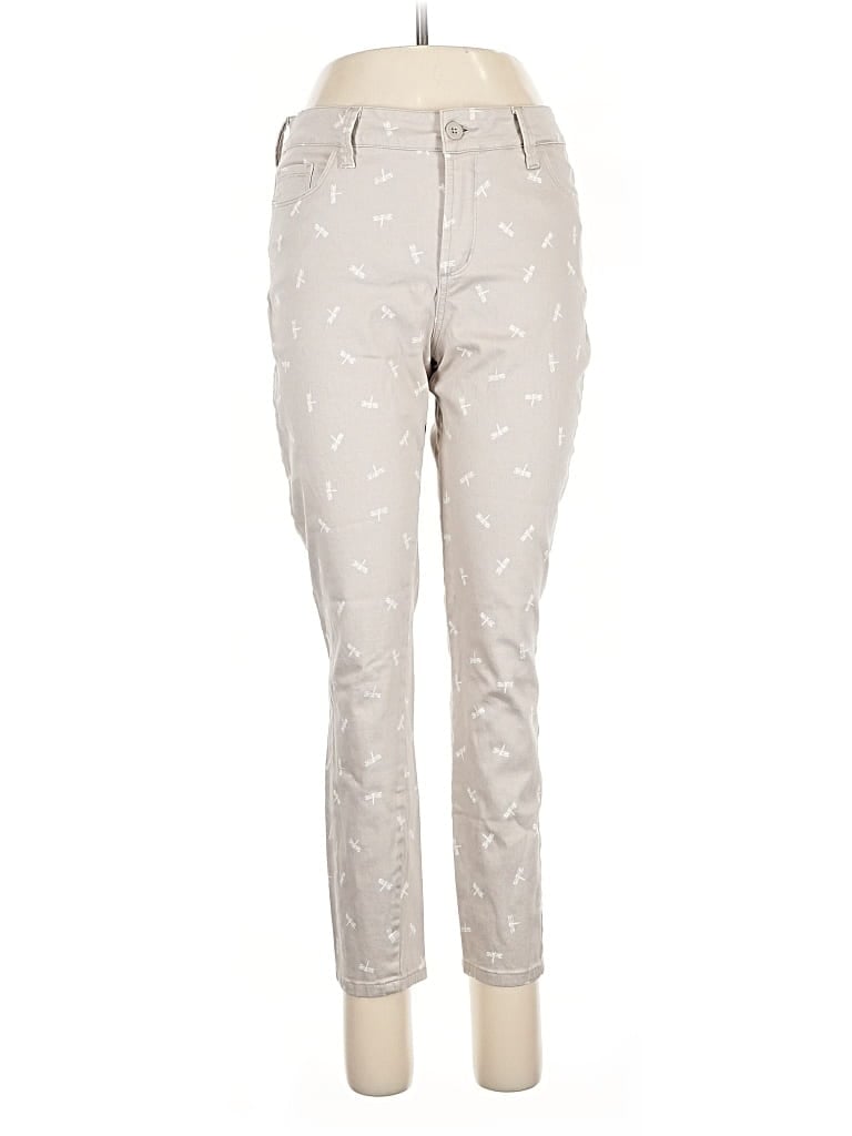 Pre-owned Nydj Khaki Pant In Gray