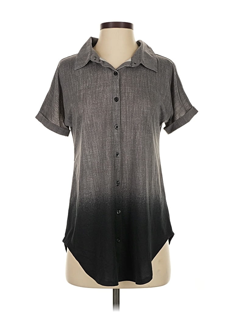 Lularoe Short Sleeve Blouse In Gray