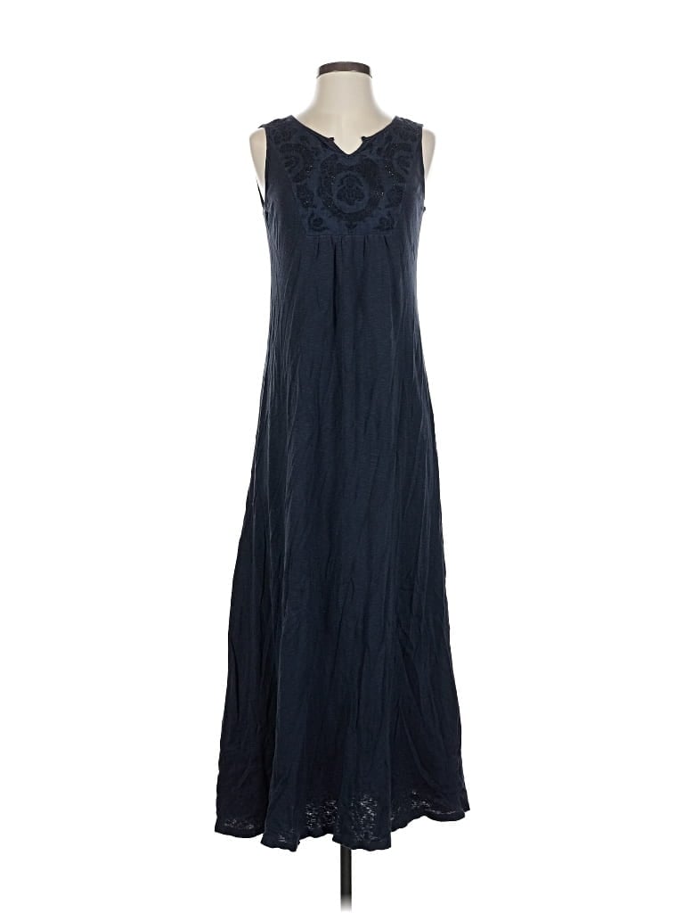 Pre-owned Jjill Casual Dress In Blue