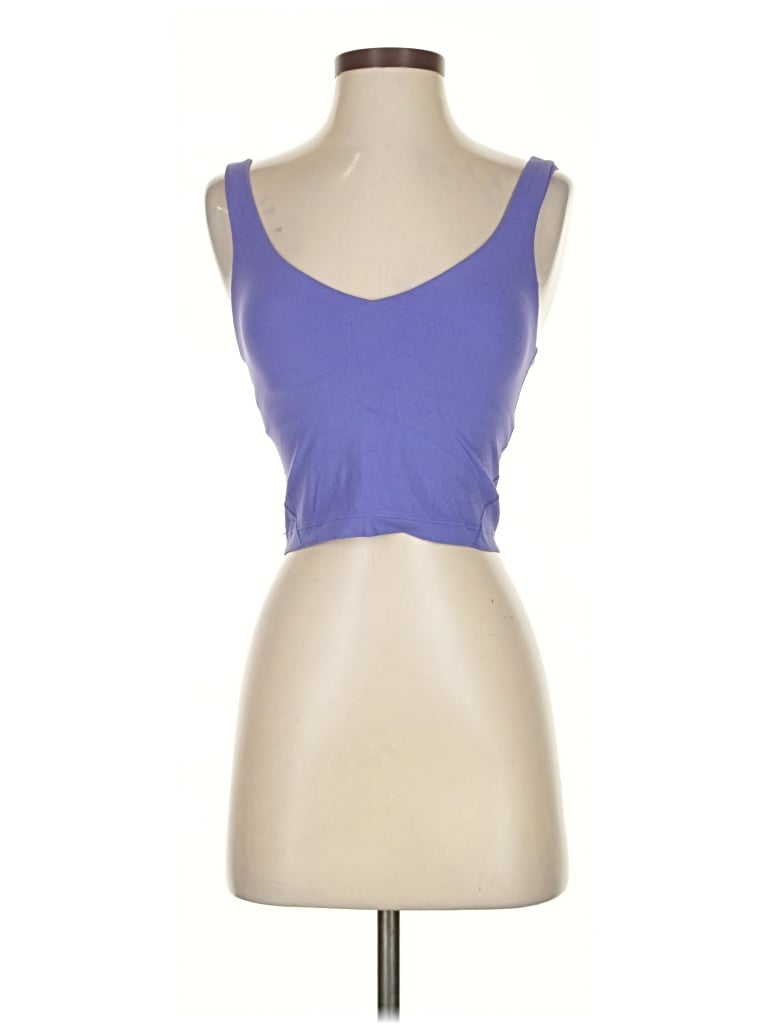 Pre-owned Lululemon Athletica Tank Top Purple Tops