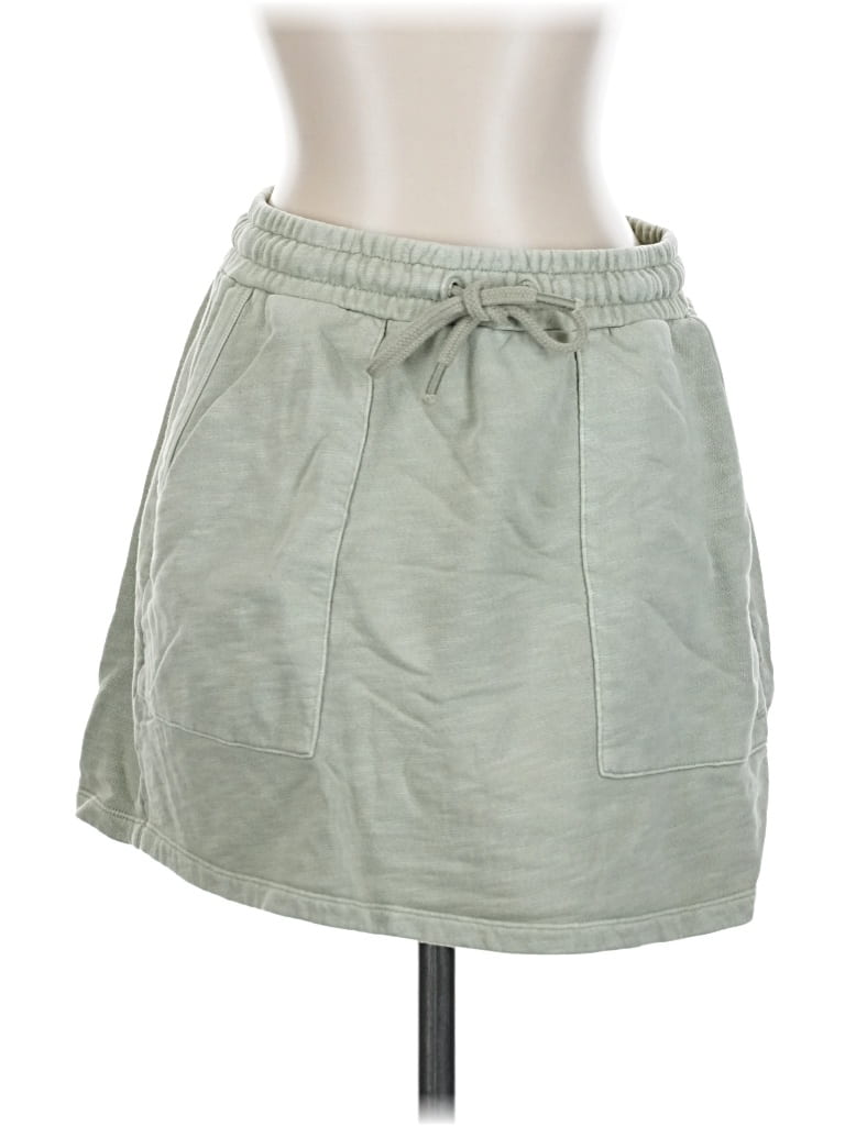 Pre-owned Mwl By Madewell Casual Skirt In Green