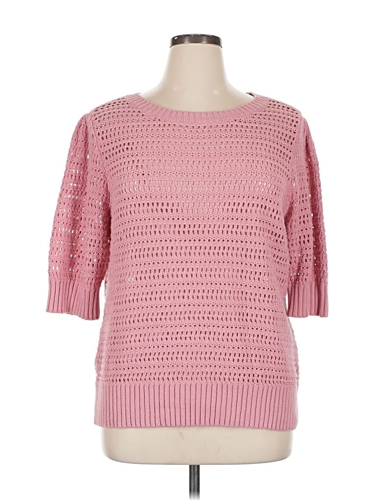 Pre-owned Sonoma Goods For Life Pullover Sweater In Pink