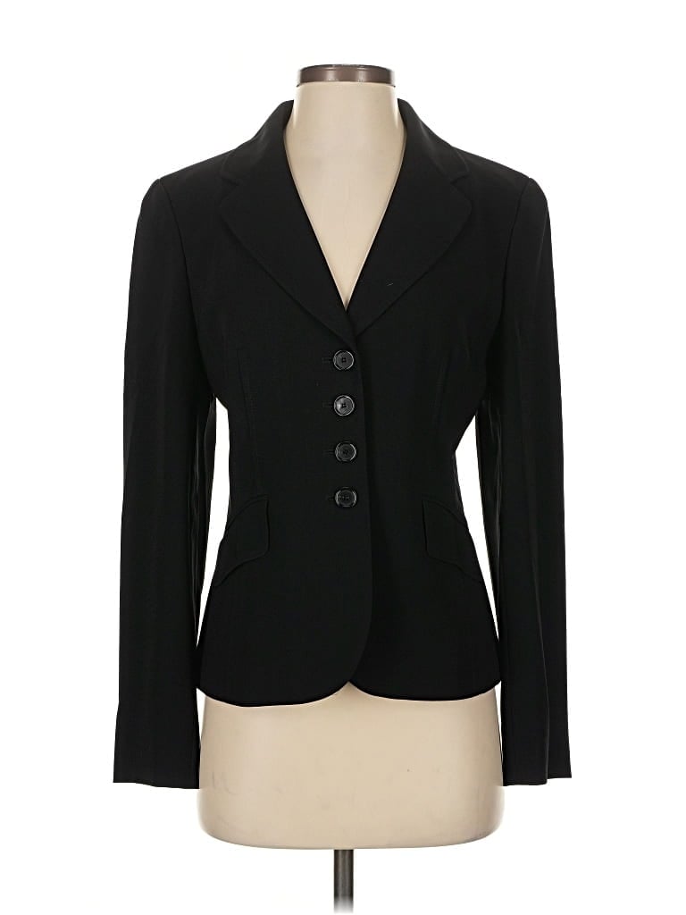 Pre-owned Ann Taylor Blazer Jacket In Black