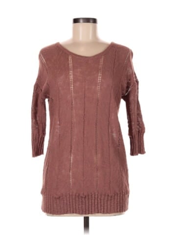 Knitted & Knotted Pullover Sweater (view 1)