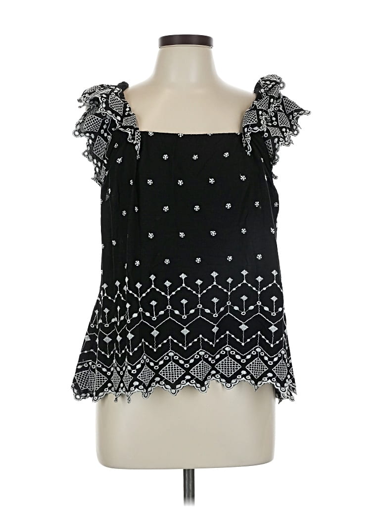 Pre-owned Old Navy Sleeveless Blouse In Black