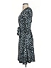 BCBGMAXAZRIA Animal Print Teal Cocktail Dress Size S - photo 5