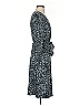 BCBGMAXAZRIA Animal Print Teal Cocktail Dress Size S - photo 4