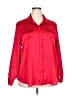 Van Heusen 100% Polyester Red Long Sleeve Blouse Size XXL - photo 1