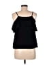 Ann Taylor 100% Polyester Black Sleeveless Blouse Size XS - photo 2
