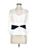 Alfred Angelo 100% Polyester White 3/4 Sleeve Blouse Size 8 - photo 1
