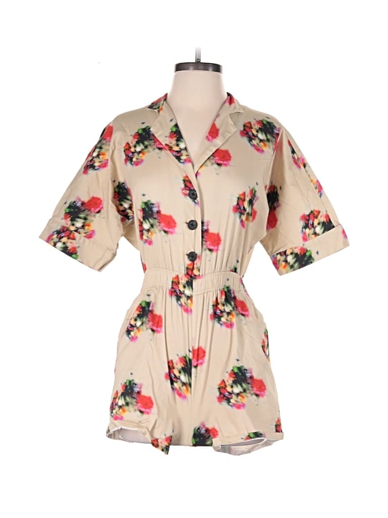 Pre-owned Adam Lippes Collective Romper In White