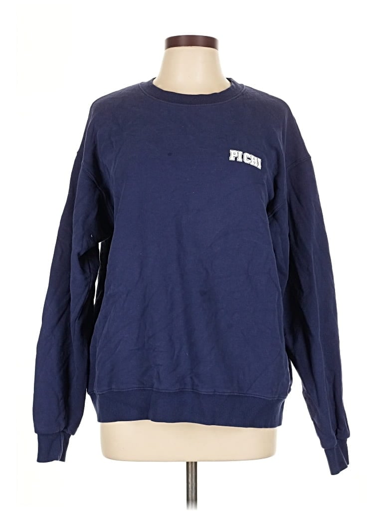 Pre-owned Assorted Brands Sweatshirt In Blue